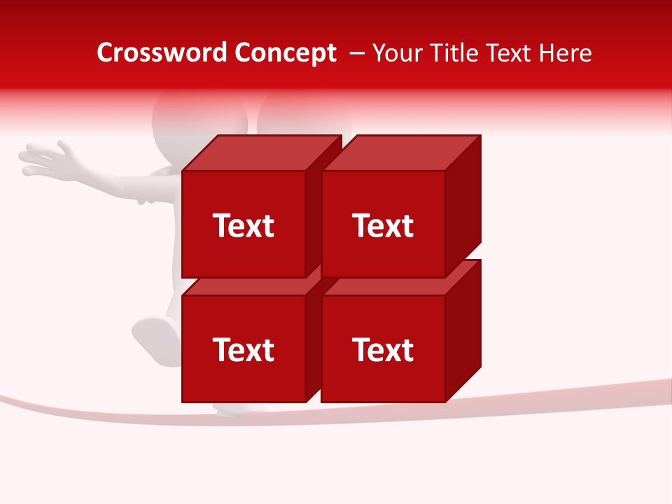 Abstract Competition Tension PowerPoint Template