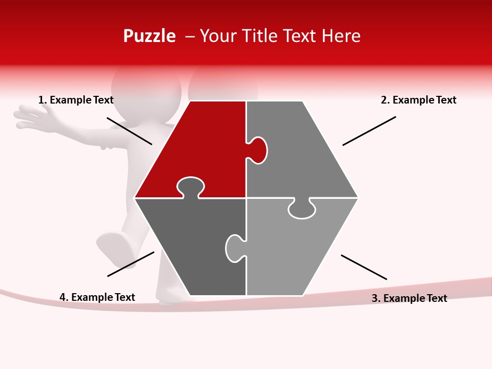 Abstract Competition Tension PowerPoint Template