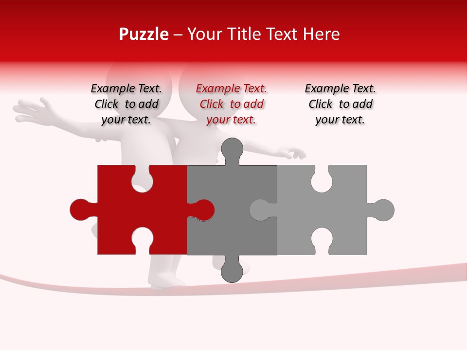 Abstract Competition Tension PowerPoint Template