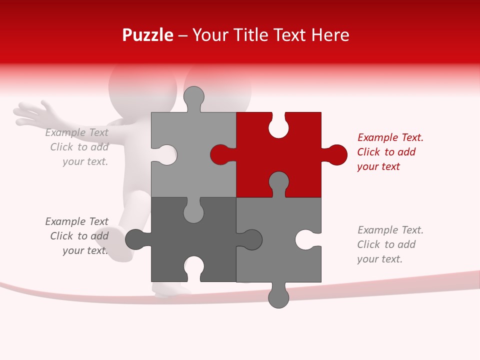 Abstract Competition Tension PowerPoint Template