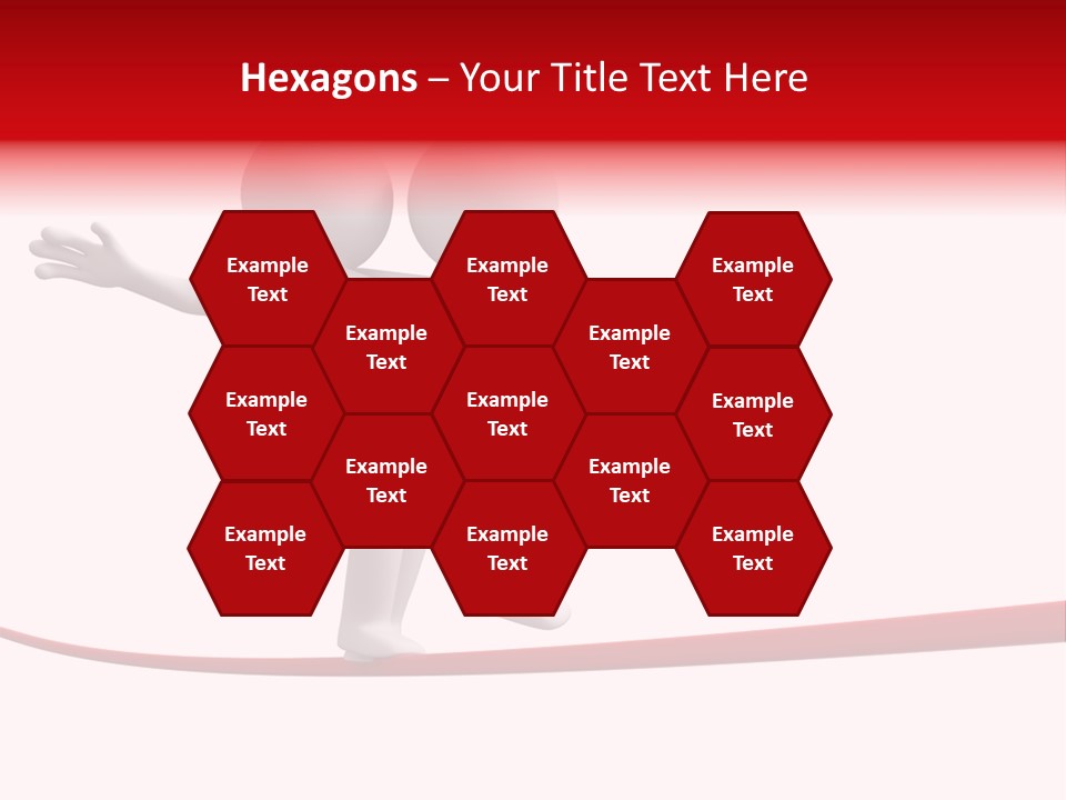 Abstract Competition Tension PowerPoint Template