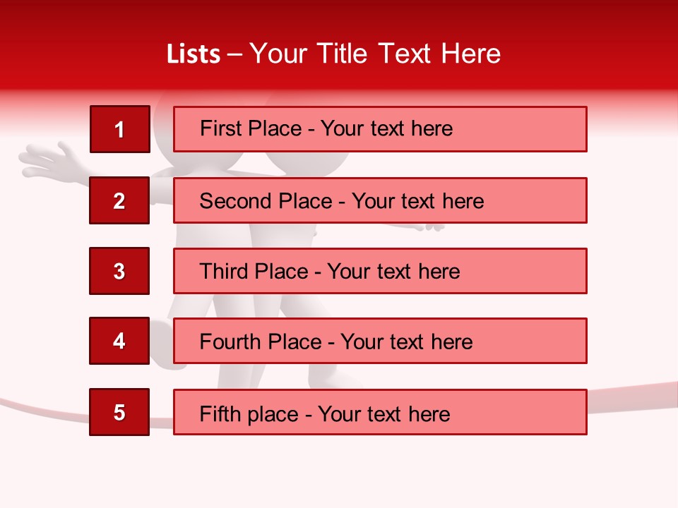 Abstract Competition Tension PowerPoint Template