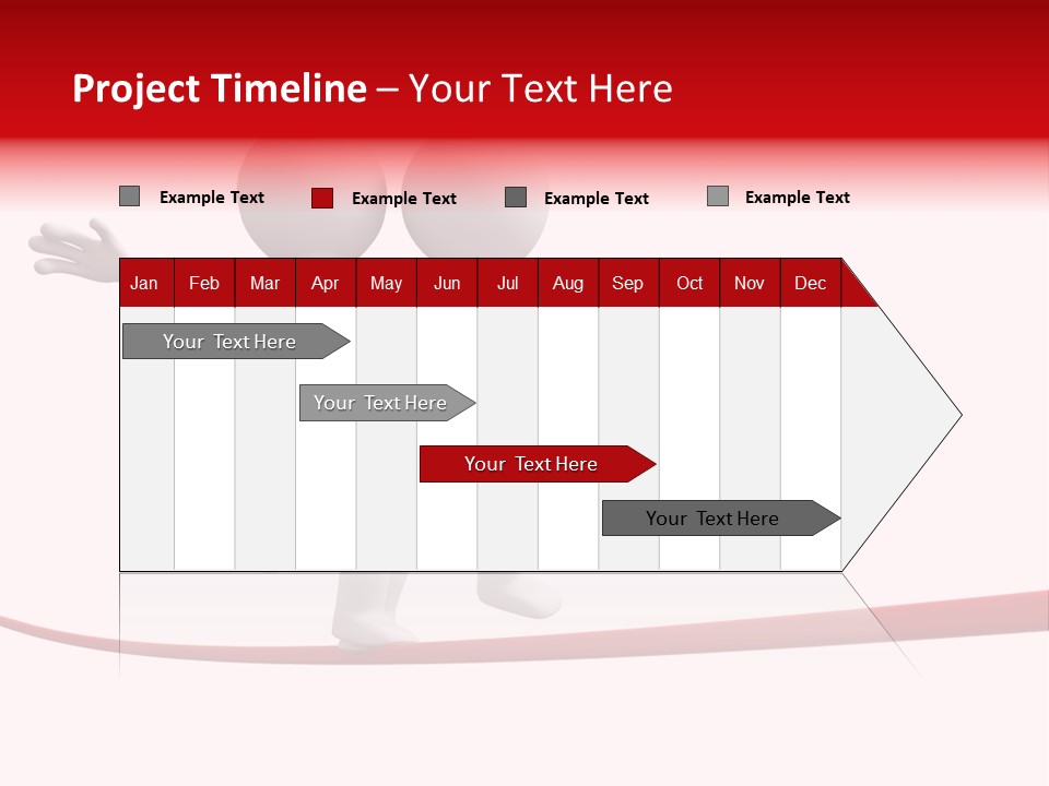 Abstract Competition Tension PowerPoint Template