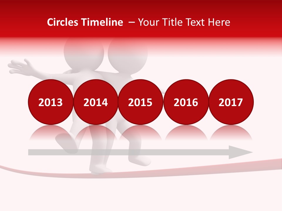 Abstract Competition Tension PowerPoint Template