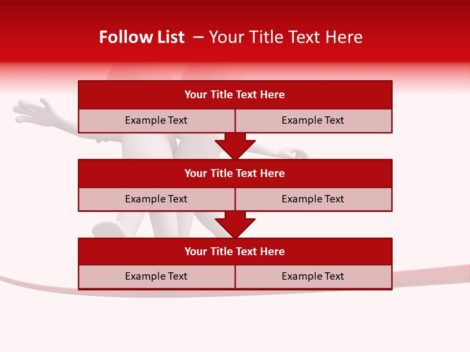 Abstract Competition Tension PowerPoint Template