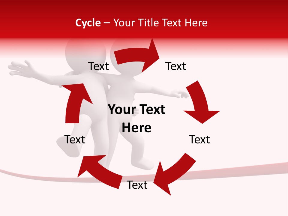 Abstract Competition Tension PowerPoint Template