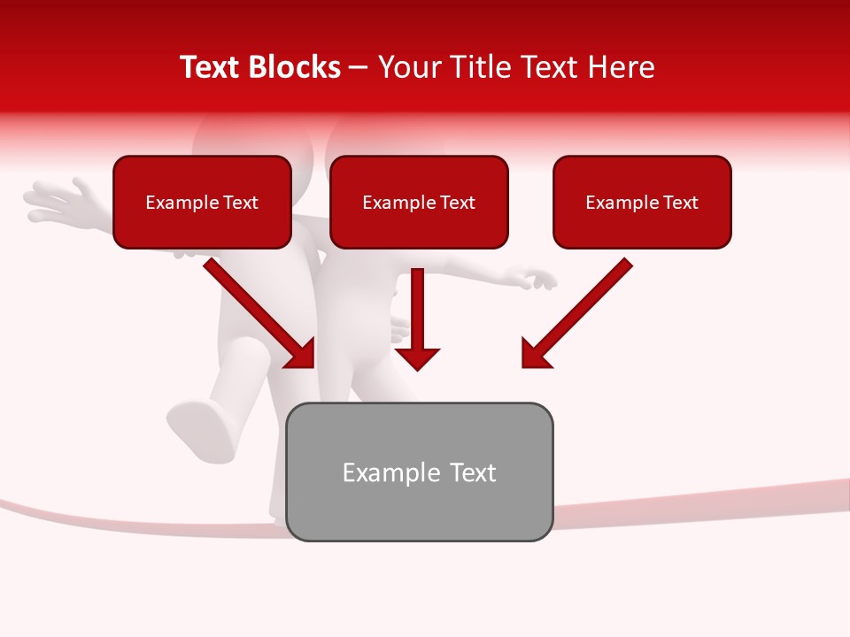Abstract Competition Tension PowerPoint Template