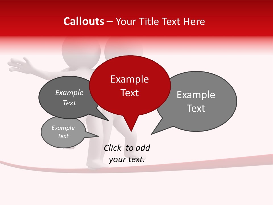 Abstract Competition Tension PowerPoint Template