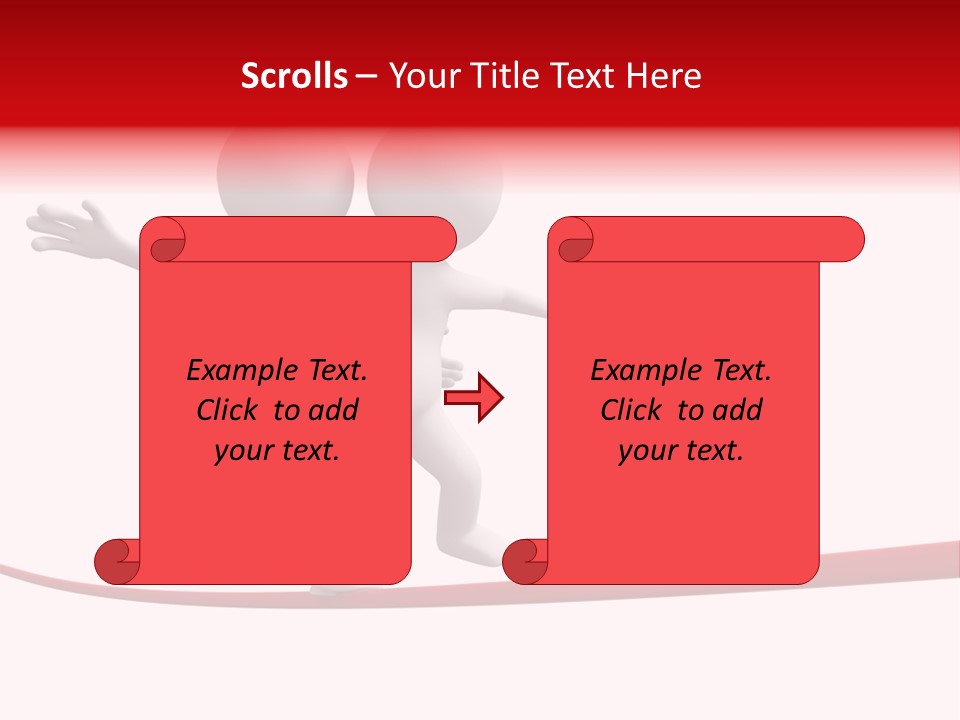 Abstract Competition Tension PowerPoint Template