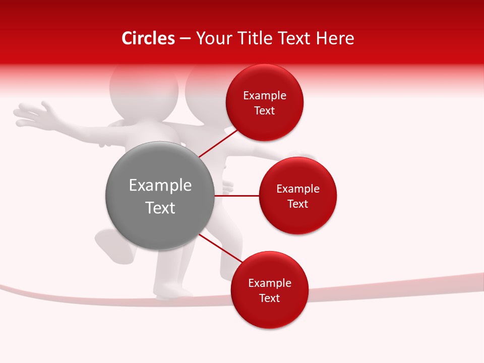 Abstract Competition Tension PowerPoint Template