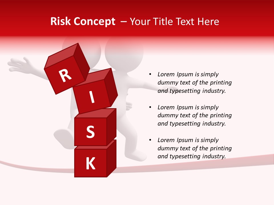 Abstract Competition Tension PowerPoint Template