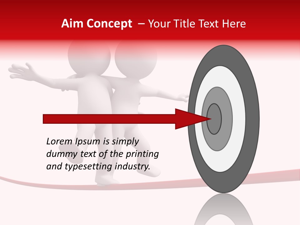 Abstract Competition Tension PowerPoint Template