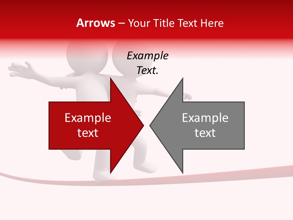 Abstract Competition Tension PowerPoint Template
