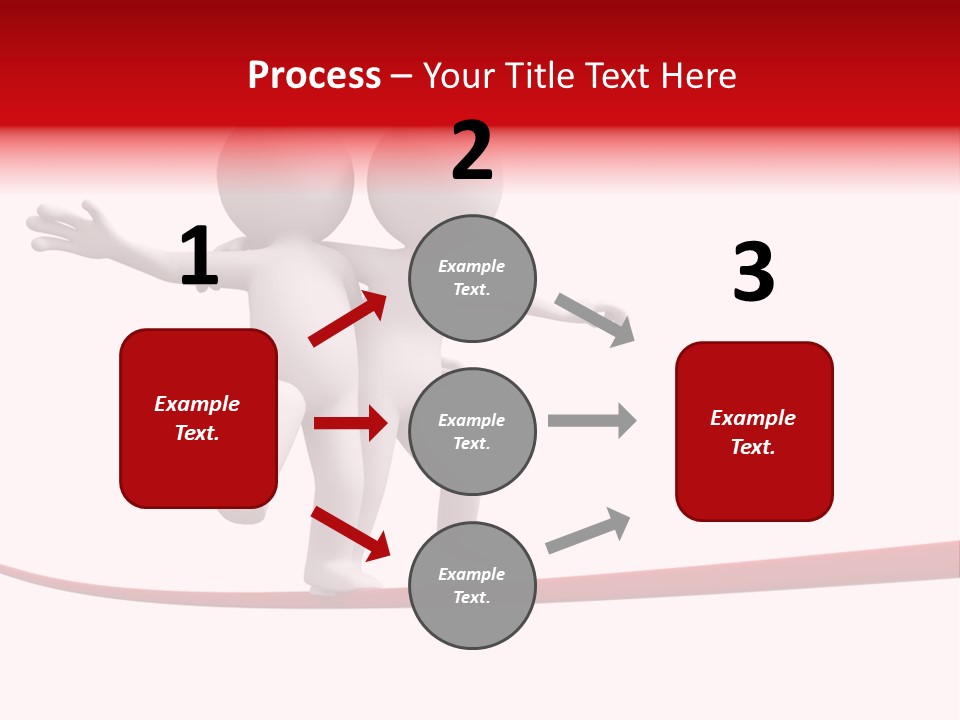 Abstract Competition Tension PowerPoint Template
