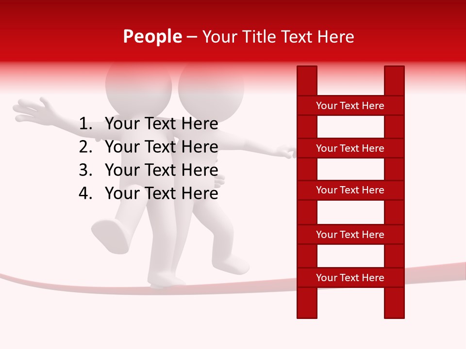 Abstract Competition Tension PowerPoint Template