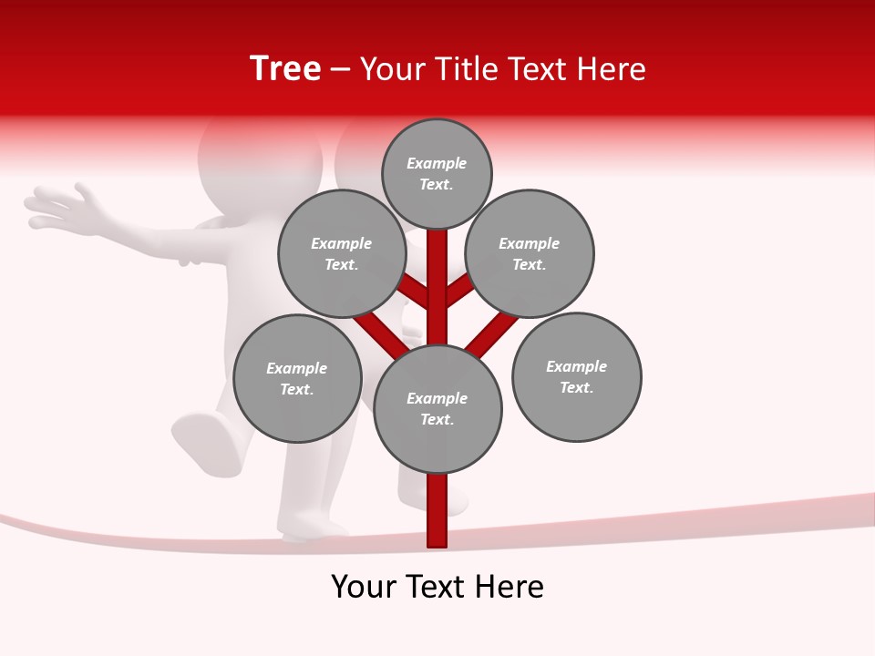 Abstract Competition Tension PowerPoint Template