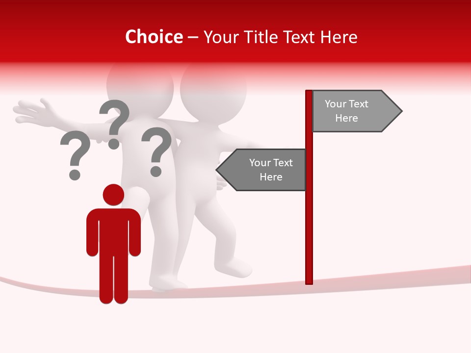 Abstract Competition Tension PowerPoint Template