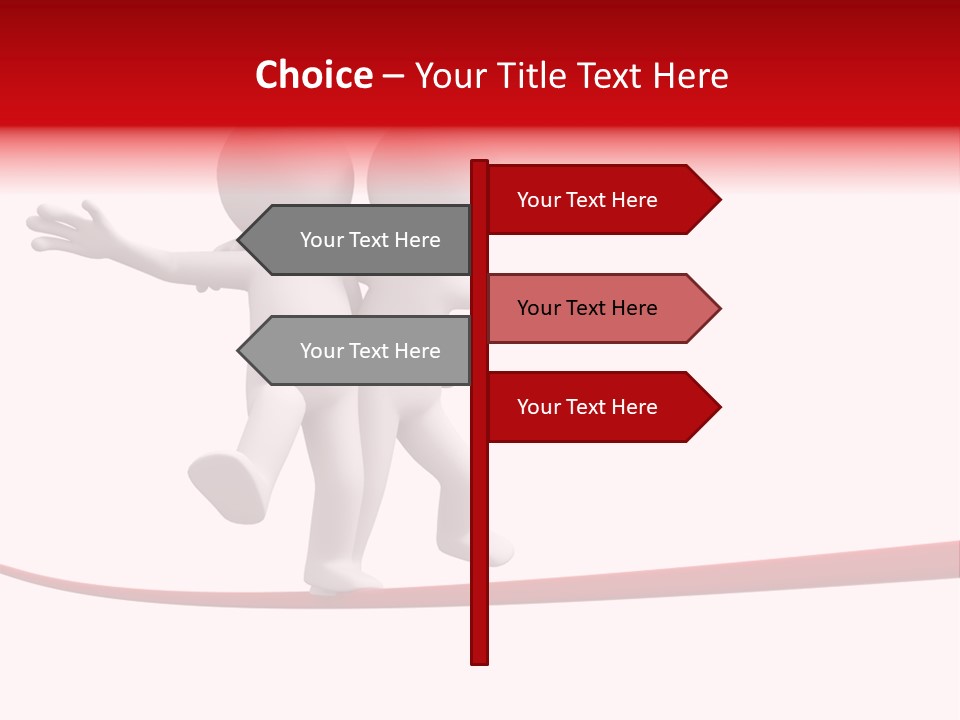Abstract Competition Tension PowerPoint Template