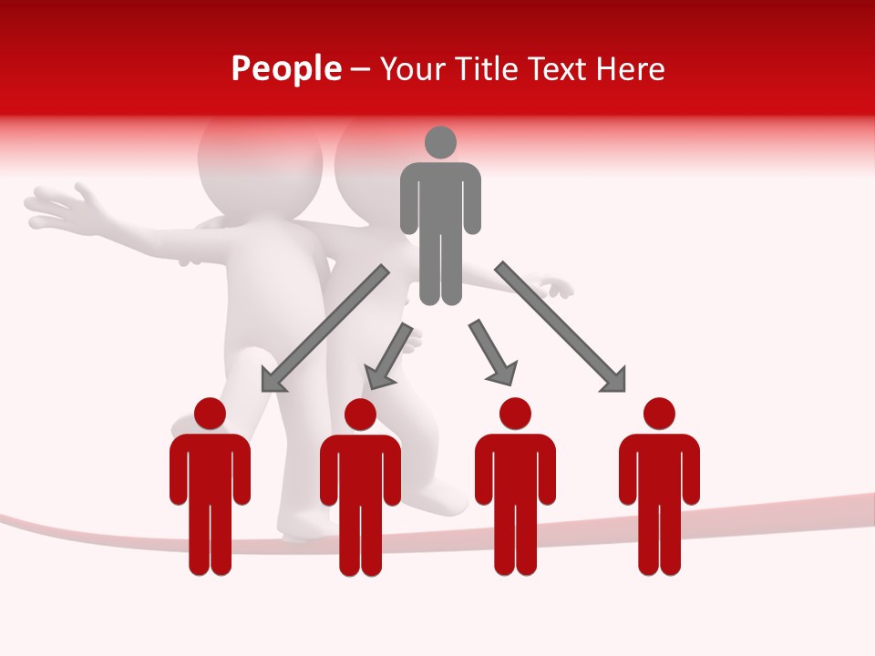 Abstract Competition Tension PowerPoint Template