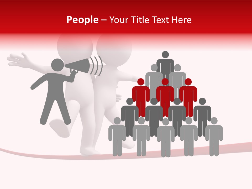 Abstract Competition Tension PowerPoint Template