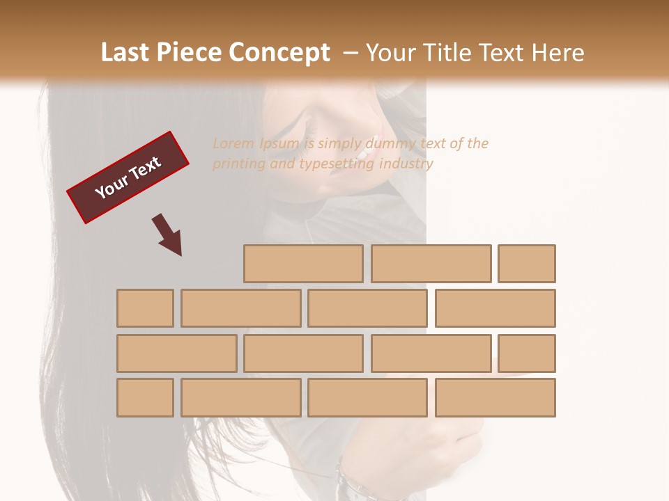 Worker Business Text PowerPoint Template