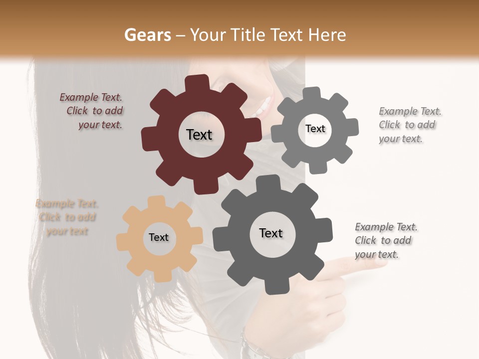 Worker Business Text PowerPoint Template