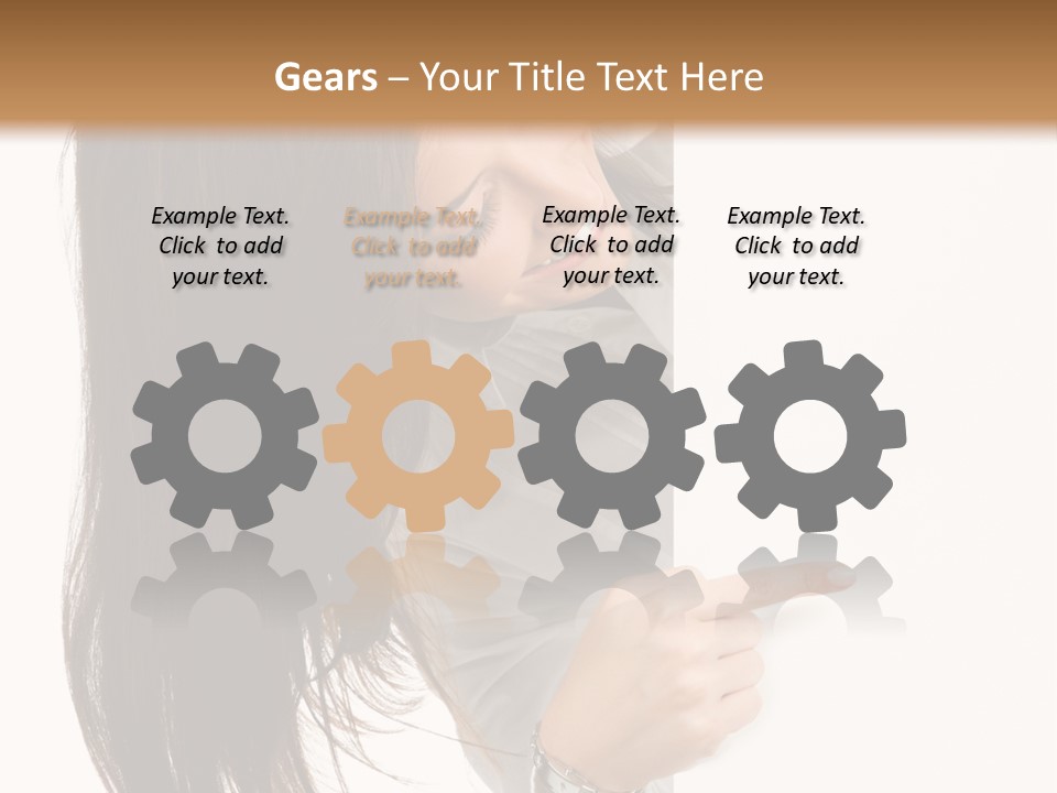 Worker Business Text PowerPoint Template