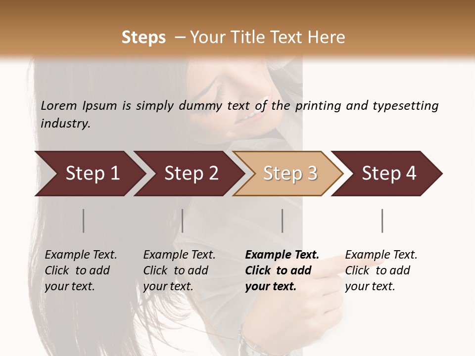 Worker Business Text PowerPoint Template