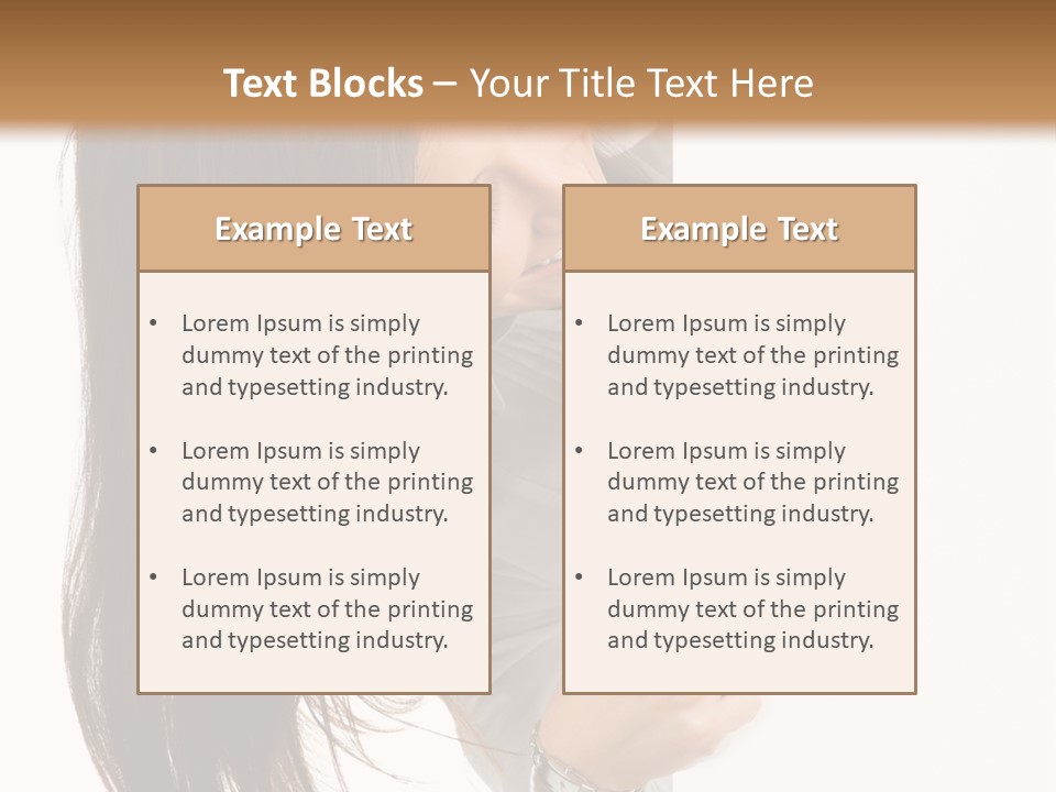 Worker Business Text PowerPoint Template