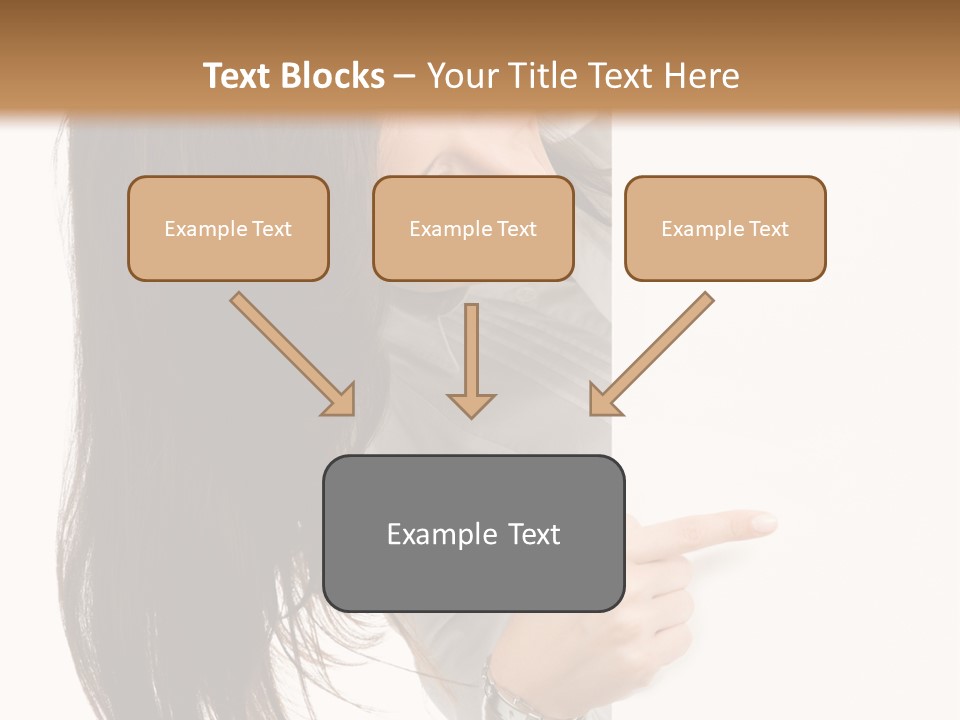 Worker Business Text PowerPoint Template