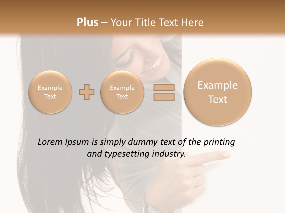 Worker Business Text PowerPoint Template