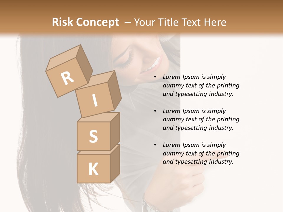 Worker Business Text PowerPoint Template