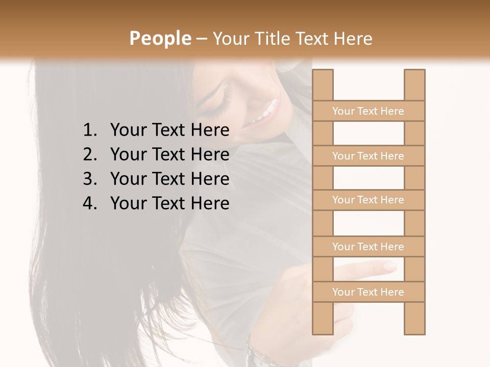 Worker Business Text PowerPoint Template