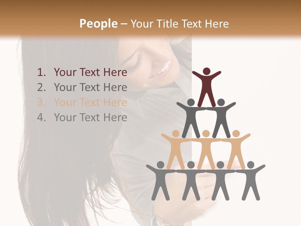 Worker Business Text PowerPoint Template