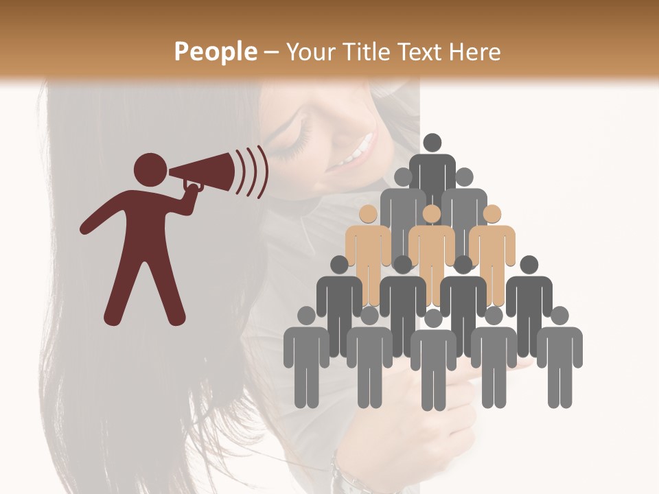 Worker Business Text PowerPoint Template