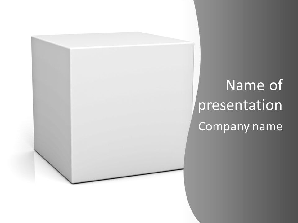 Option Paper Container PowerPoint Template