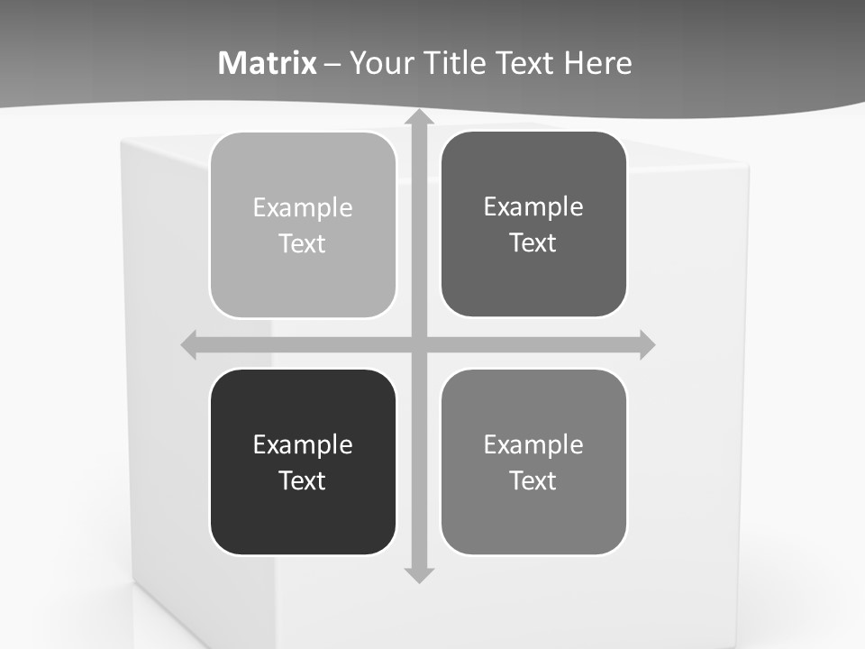 Option Paper Container PowerPoint Template