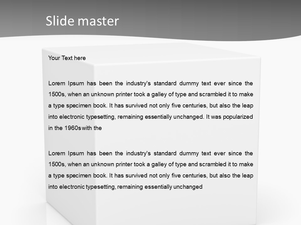 Option Paper Container PowerPoint Template