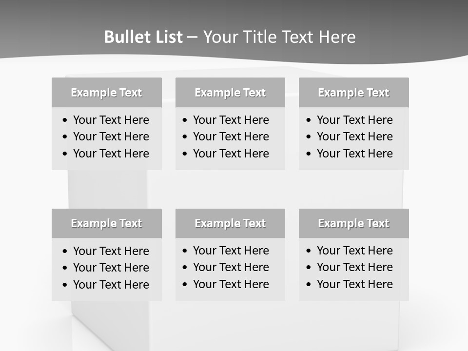 Option Paper Container PowerPoint Template