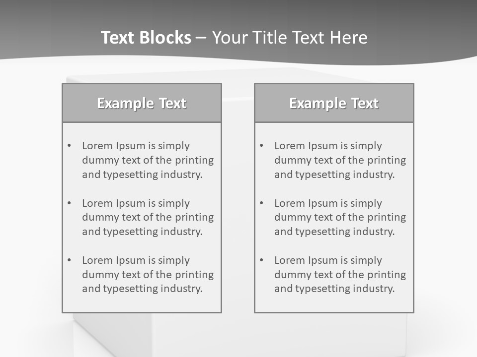 Option Paper Container PowerPoint Template