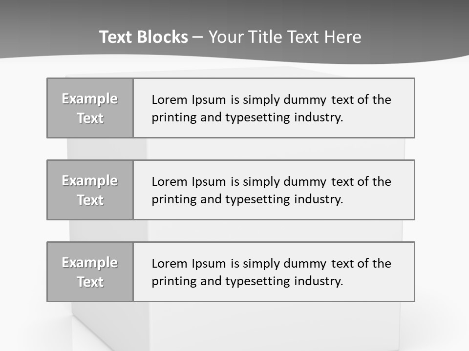 Option Paper Container PowerPoint Template