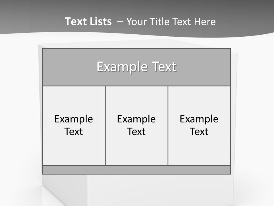 Option Paper Container PowerPoint Template