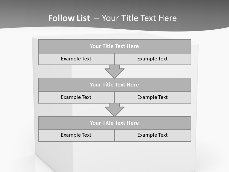 Option Paper Container PowerPoint Template
