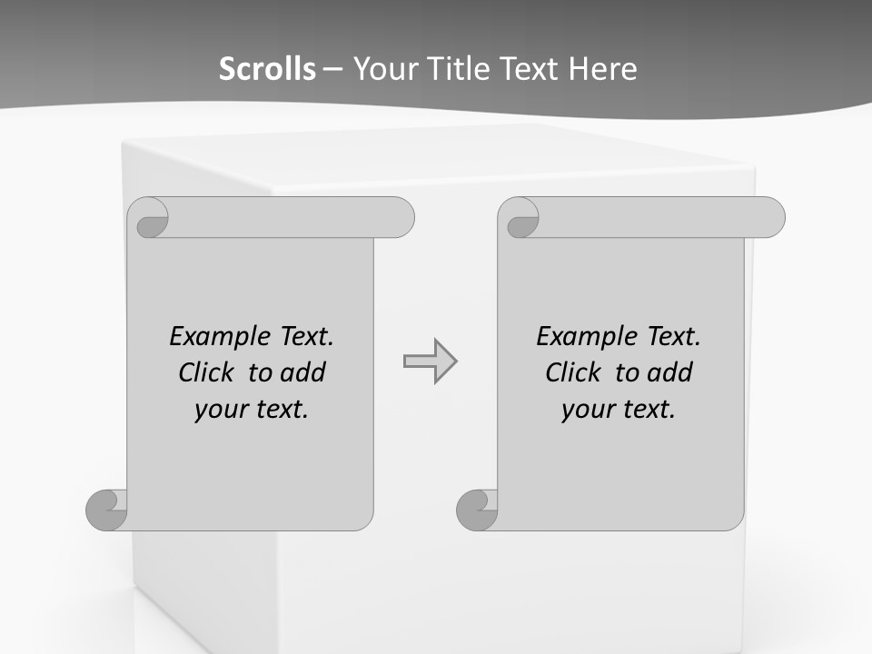 Option Paper Container PowerPoint Template