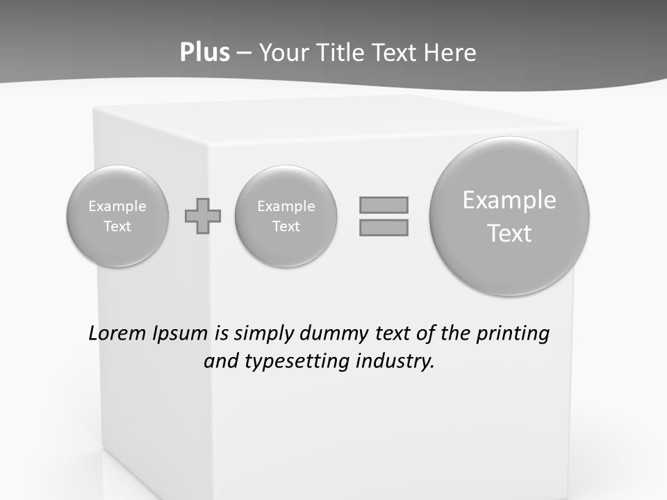 Option Paper Container PowerPoint Template