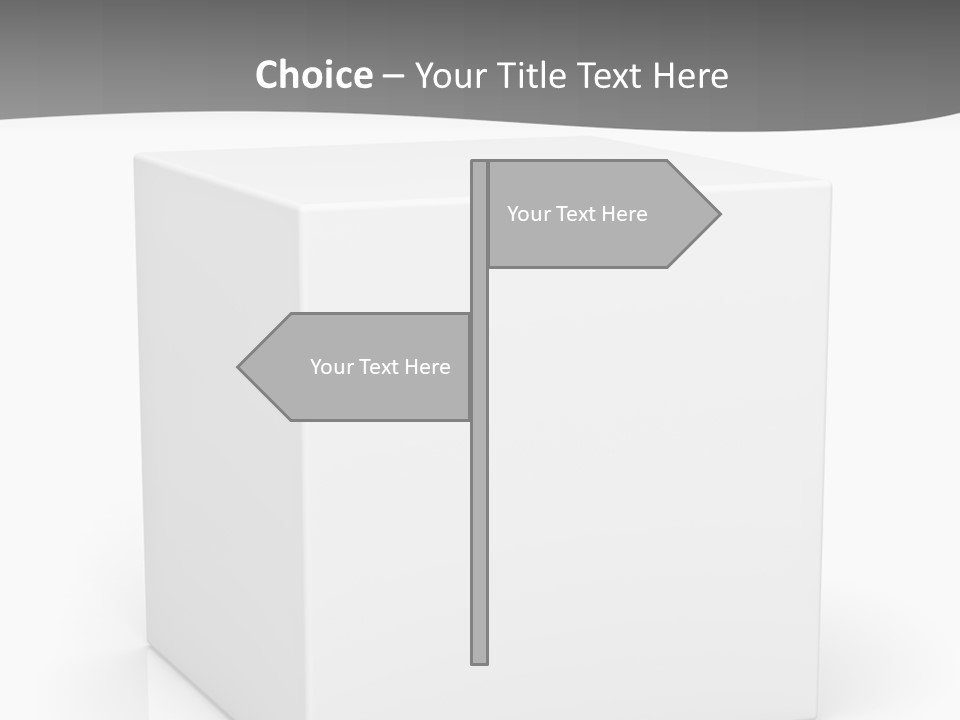 Option Paper Container PowerPoint Template