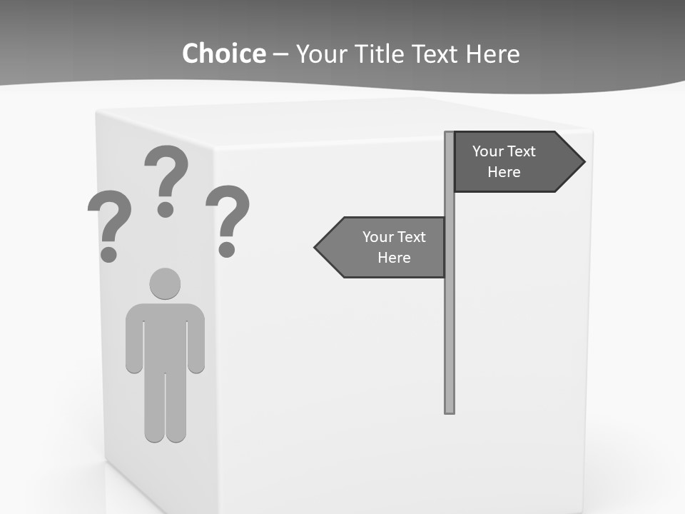 Option Paper Container PowerPoint Template