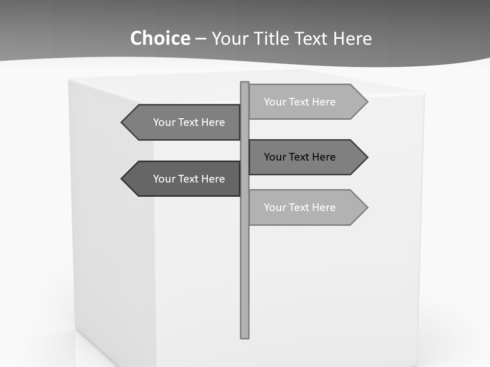 Option Paper Container PowerPoint Template