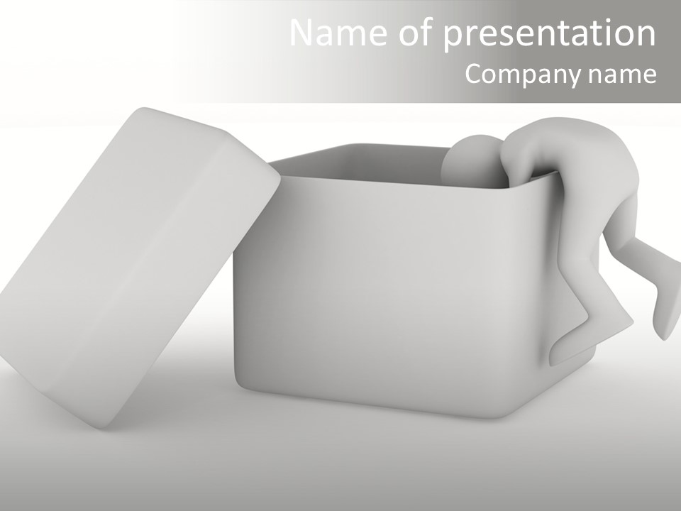 Warehouse Blank Packing PowerPoint Template