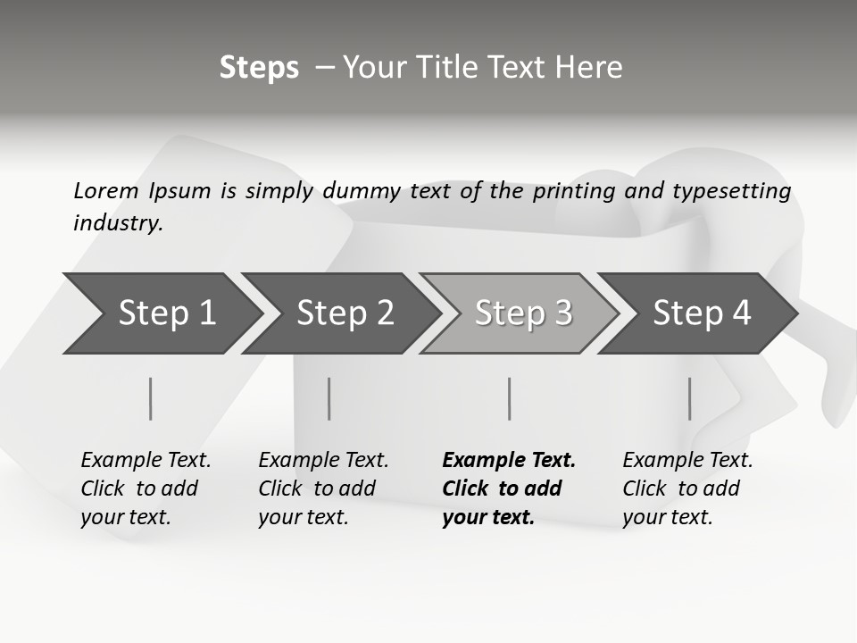 Warehouse Blank Packing PowerPoint Template